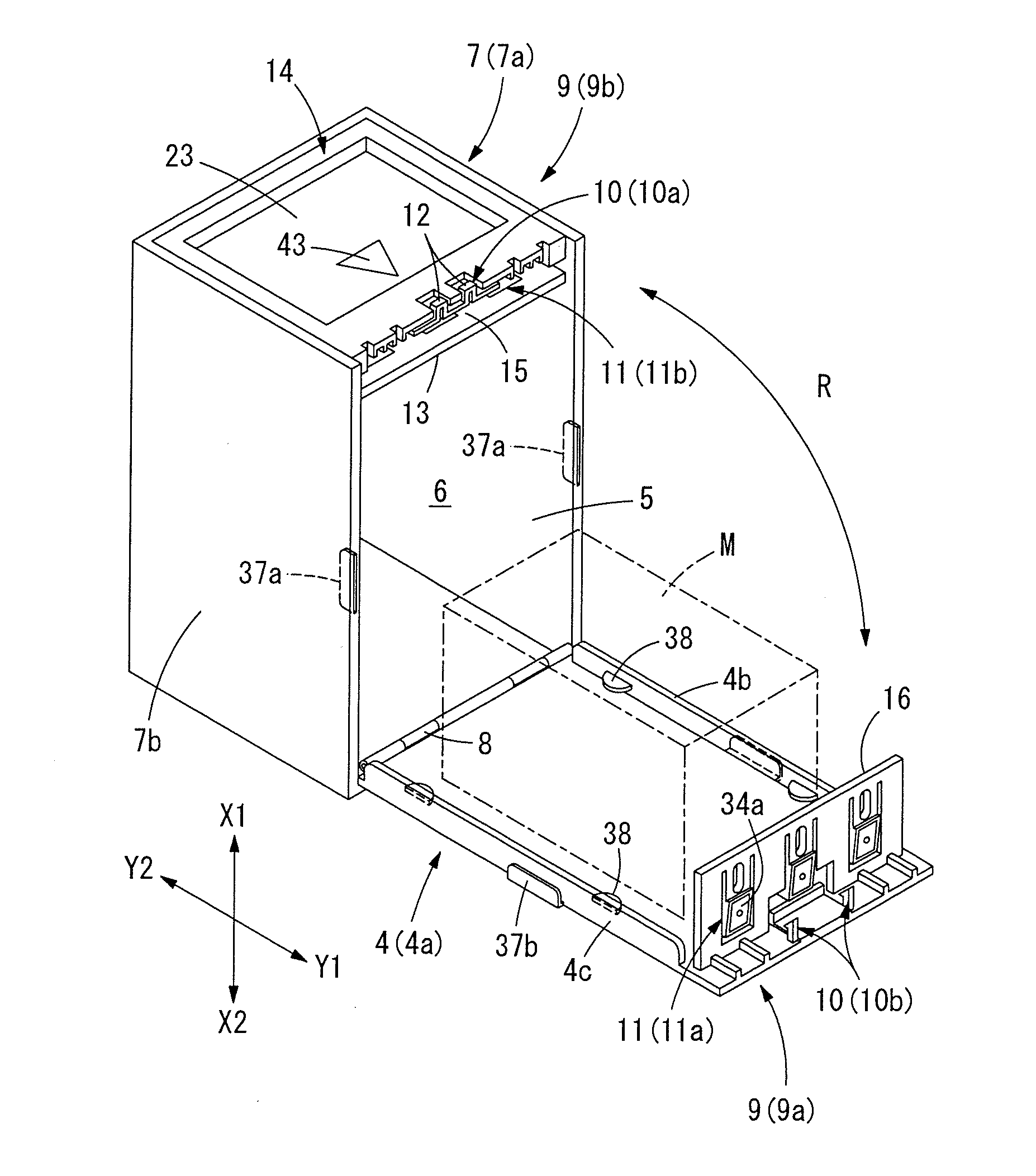 Antitheft device for a product display case