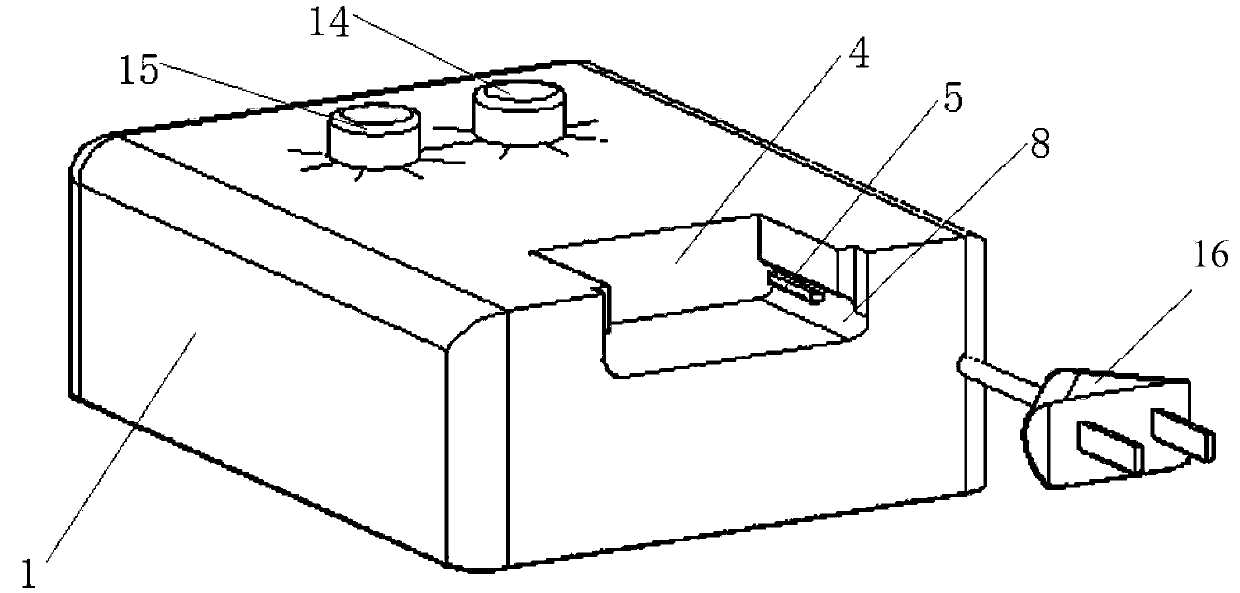 LED (Light Emitting Diode) desk lamp with torch and manufacture method thereof