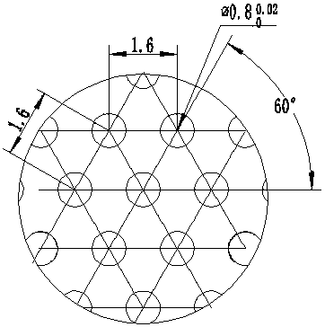 Mesh bag free corrugated filter board