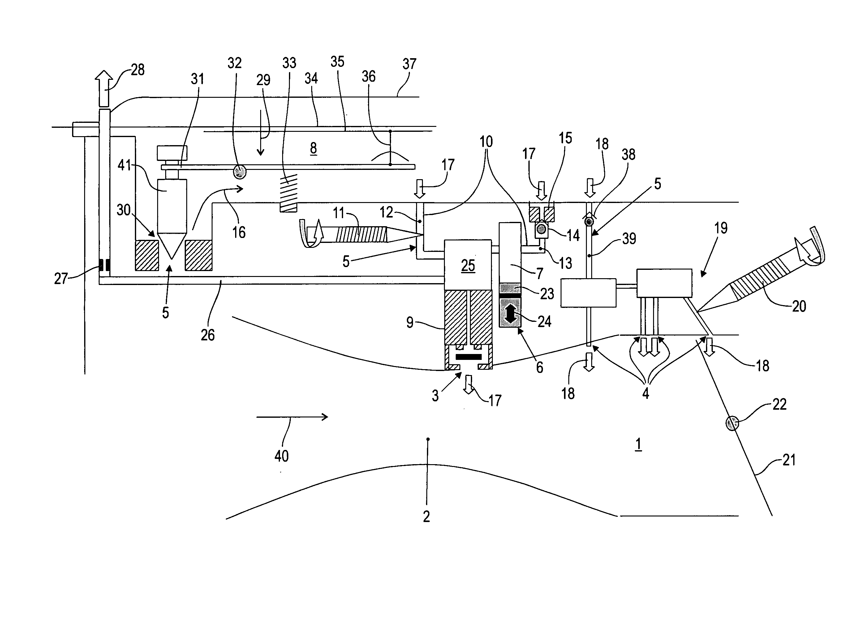 Carburetor of an internal combustion engine