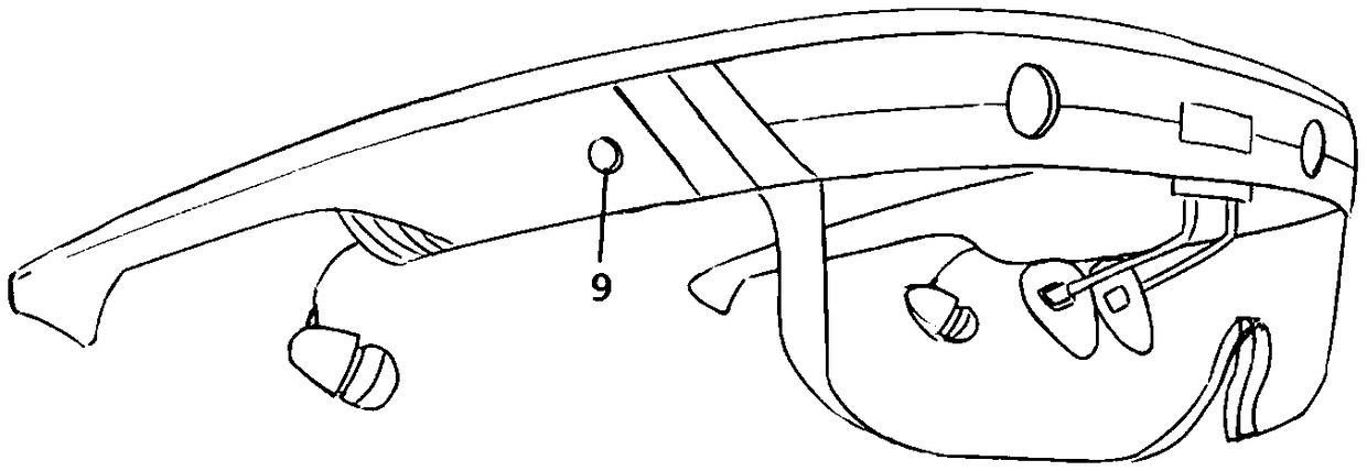 Cloud-based intelligent guiding glasses and guiding method thereof