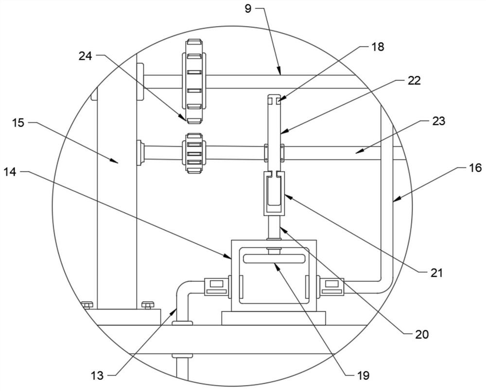 Gluing device for producing degradable adhesive tape and production equipment