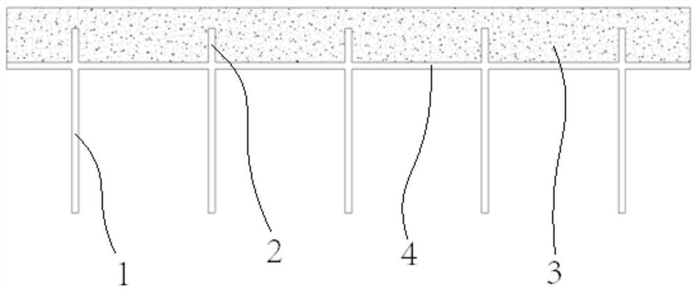 FRP-UHPC combined bridge deck slab with open stiffening ribs