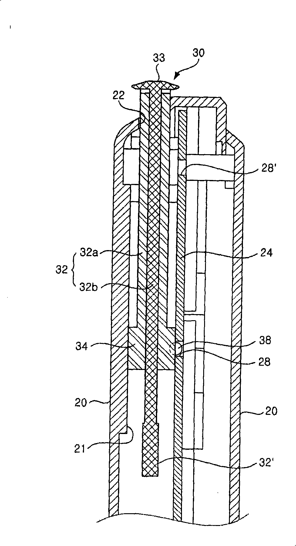 Antenna mounting structure