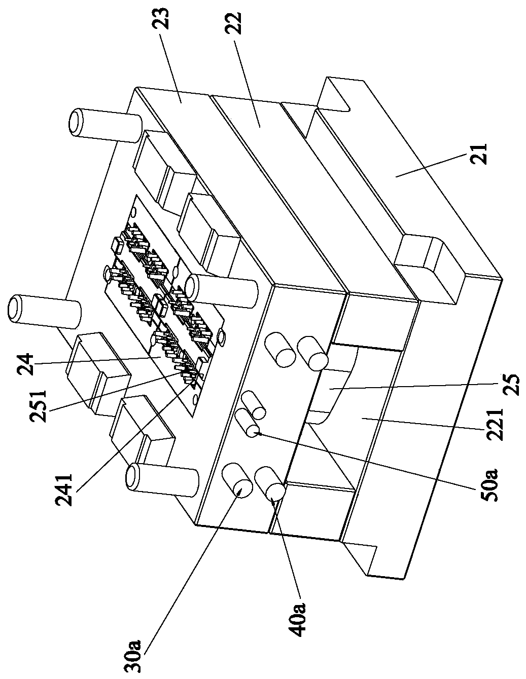 Mold temperature control injection molding mold and system and process