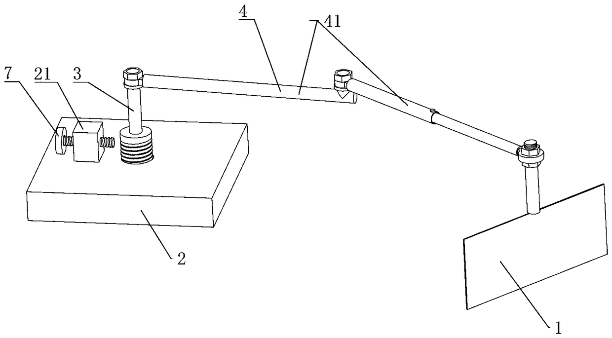 Mortar flat-laying device