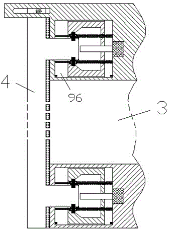 Power distribution cabinet with positioning protrusion and spacing sensor