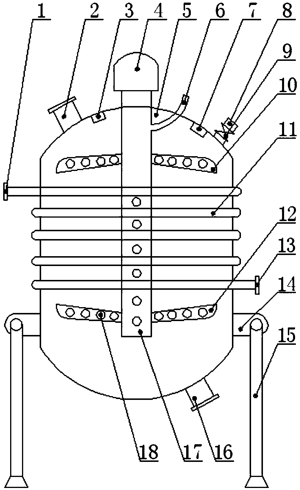 Visual biological fermentation device