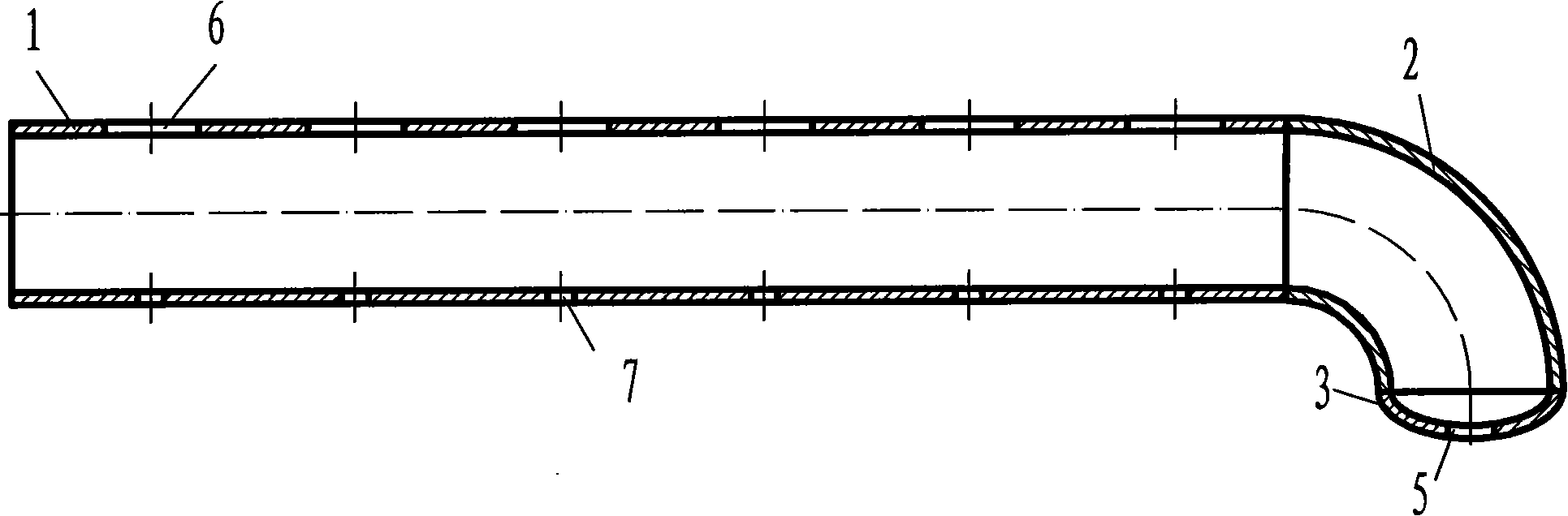 Multi-jet spray pulse conduit pipe