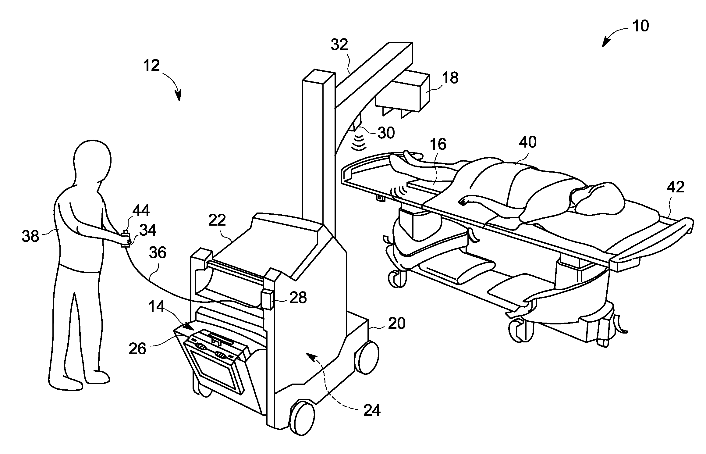 Portable radiologicaal imaging system