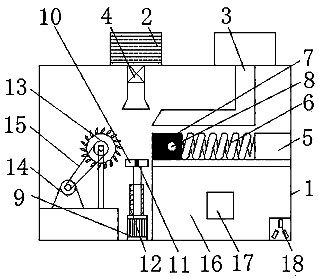 Fruit peeling and washing integrated machine