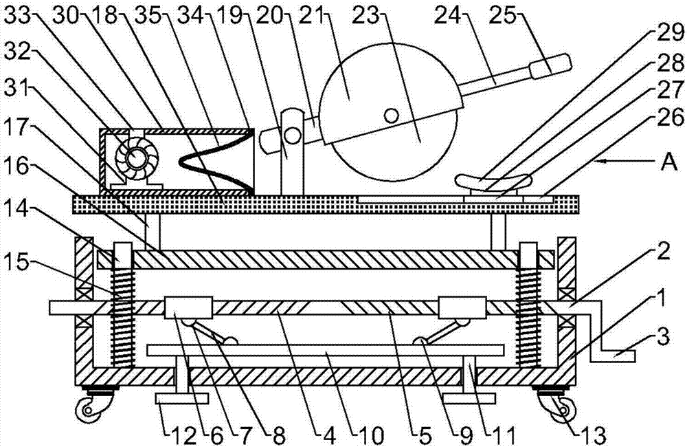 Dust-free damping cutting equipment for building pipes