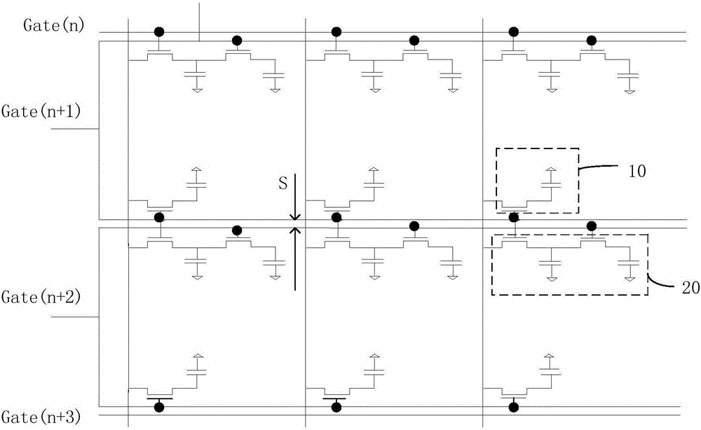 Scanning drive circuit and flat-panel display device