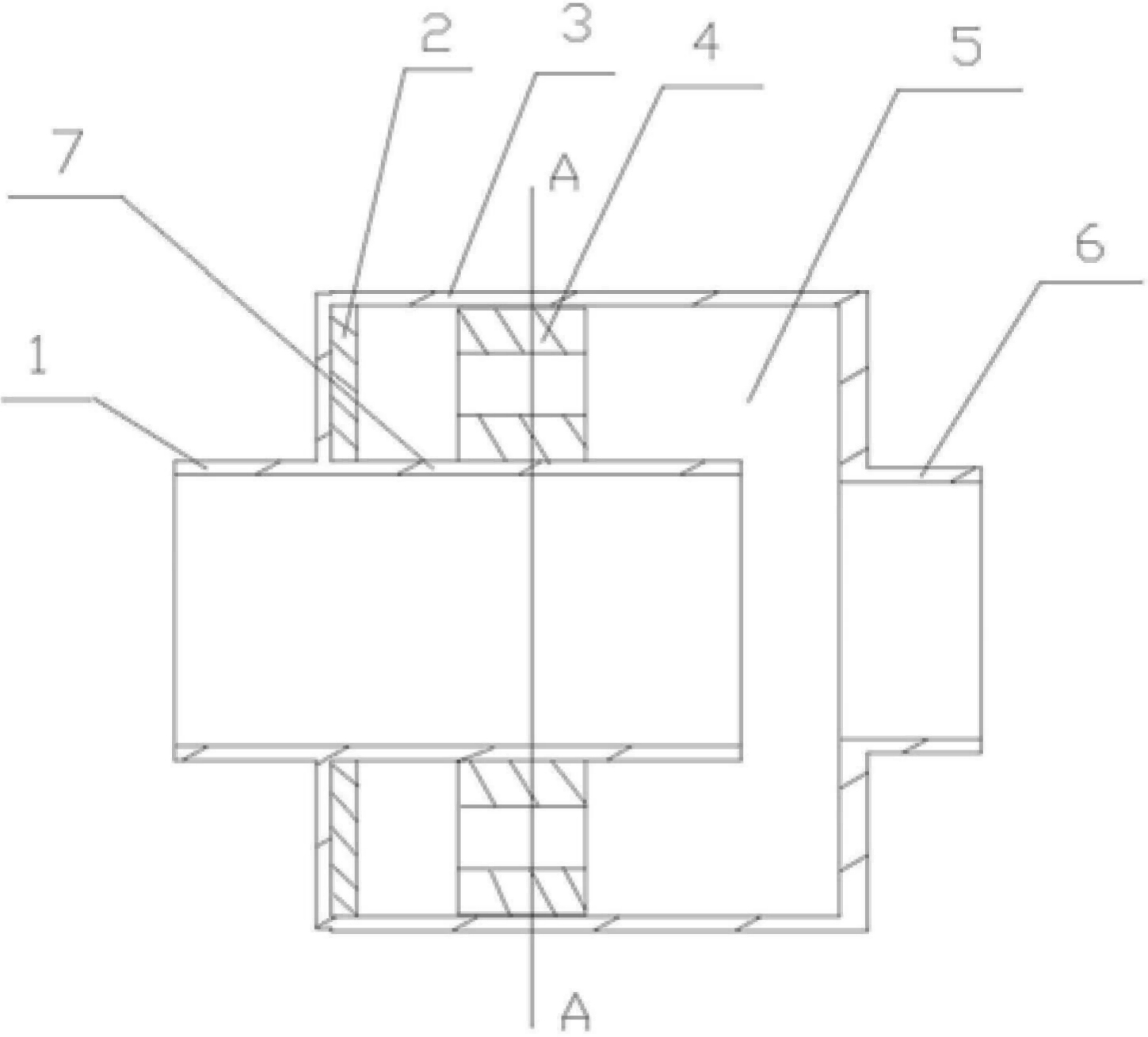 Vibration reduction device of engine cooling water pipe and vehicle