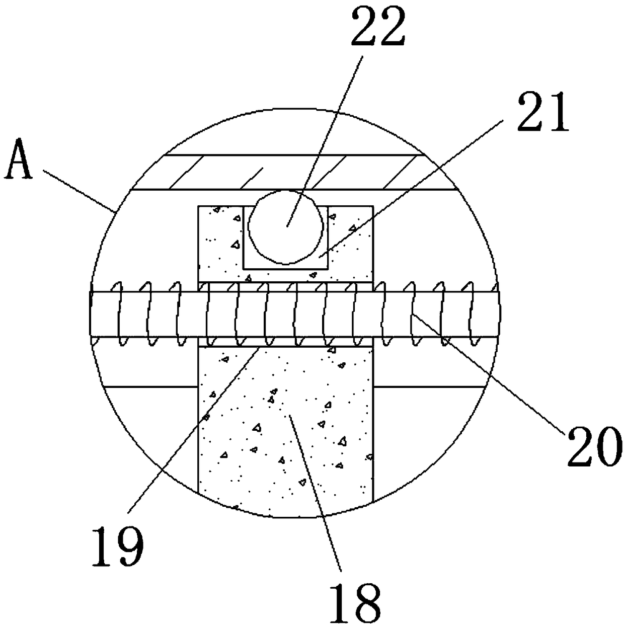 Cleaning device for aviation part machining