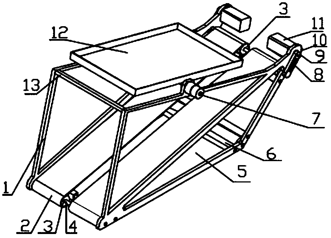 Levelling carrying robot