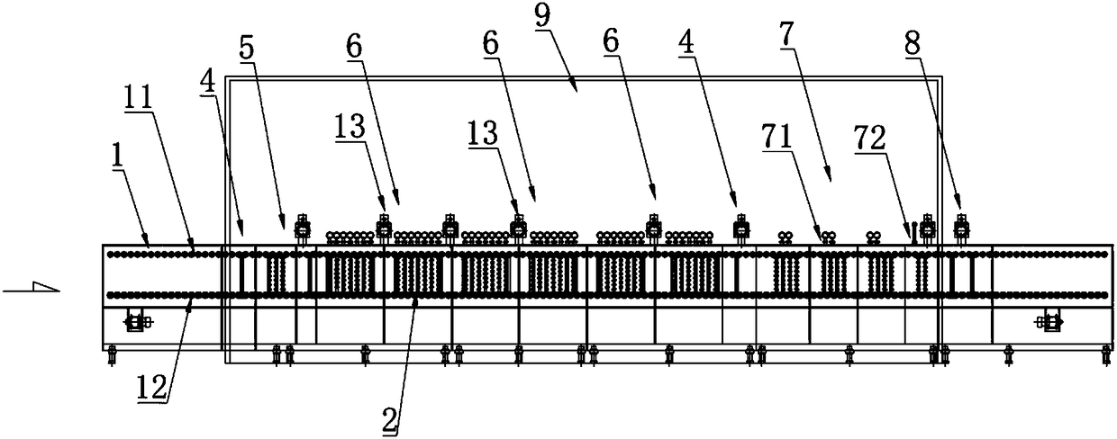 Sheet material etching device