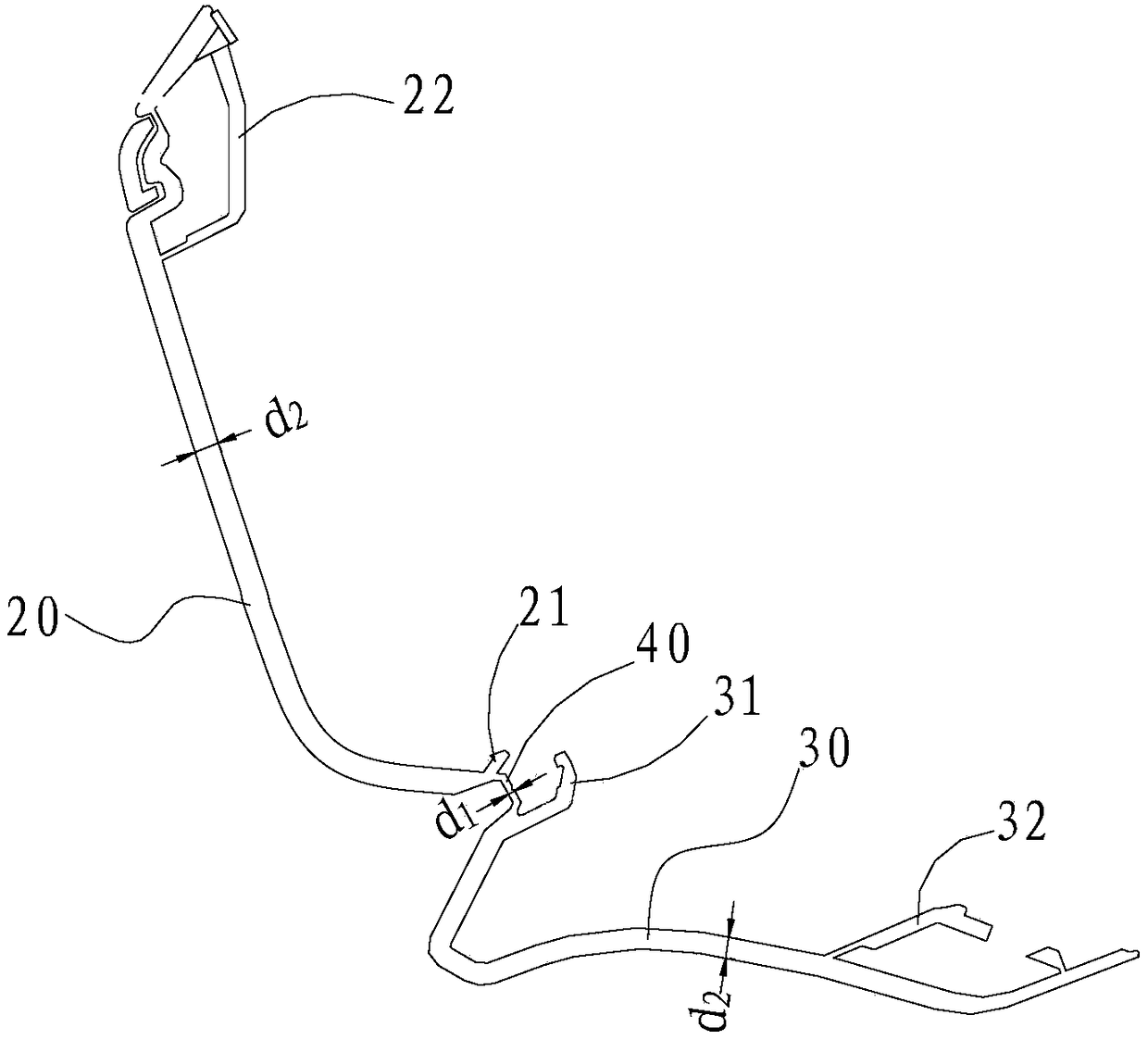 A car door side skirt installation structure