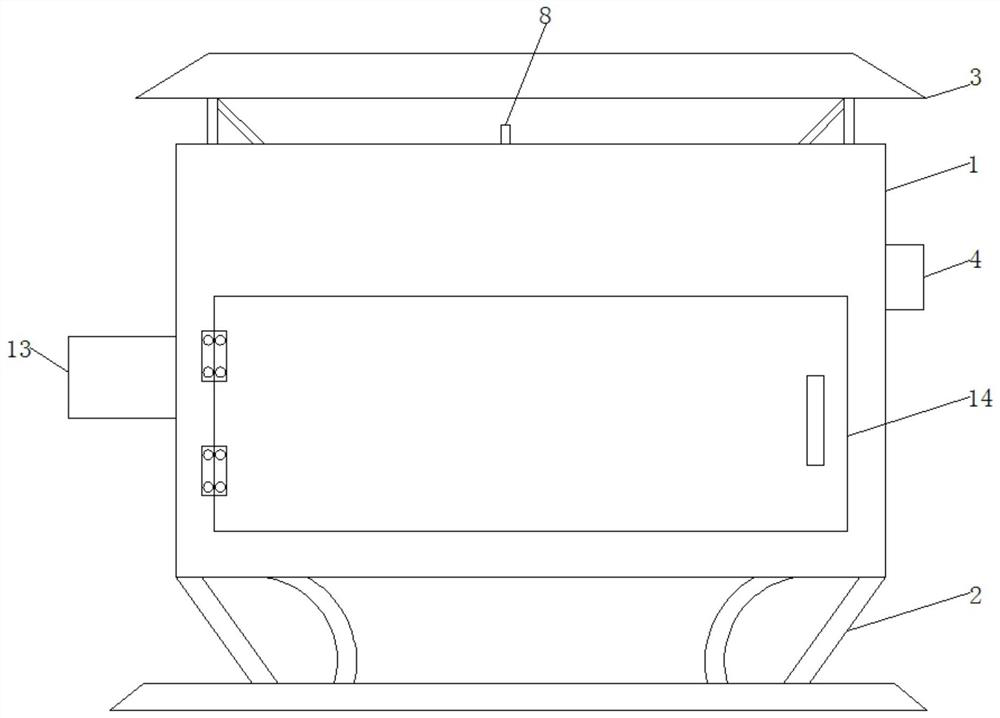 Sesame seed collecting device for sesame oil processing and use method