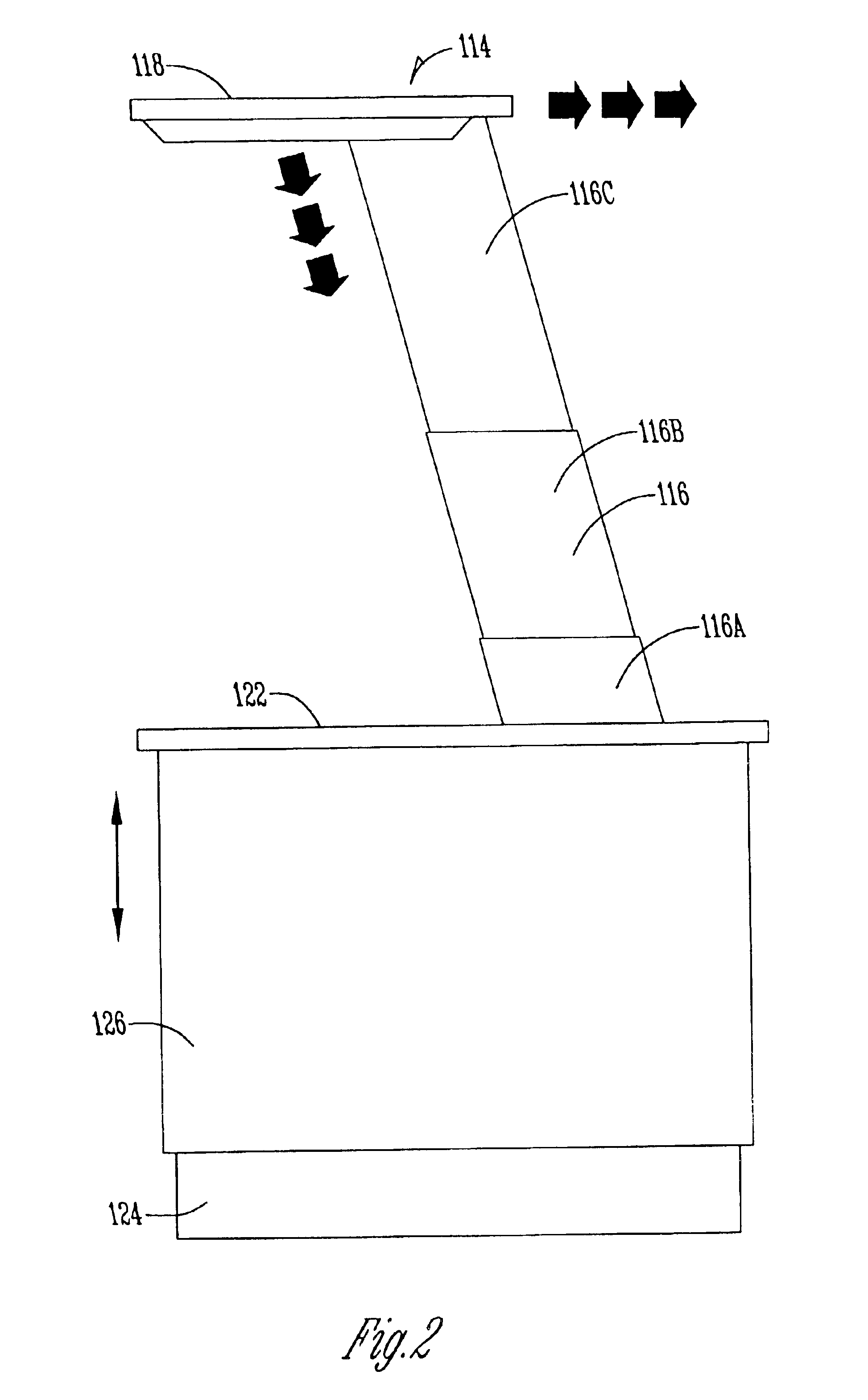 Adjustable kitchen island control