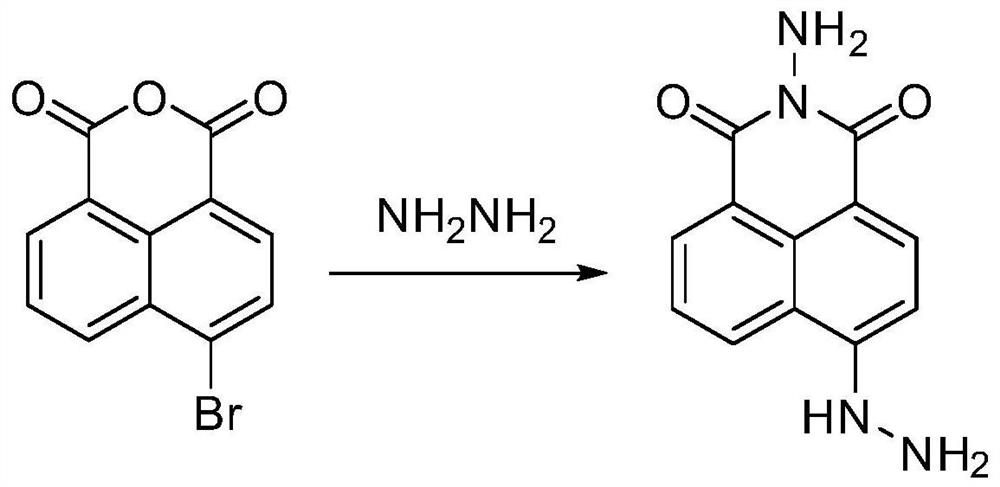 Lighting type fluorescent probe for formaldehyde detection