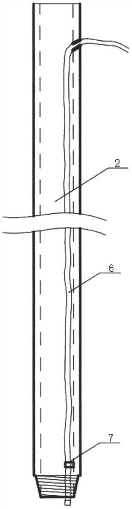 Novel grouting drill pipe and use method thereof