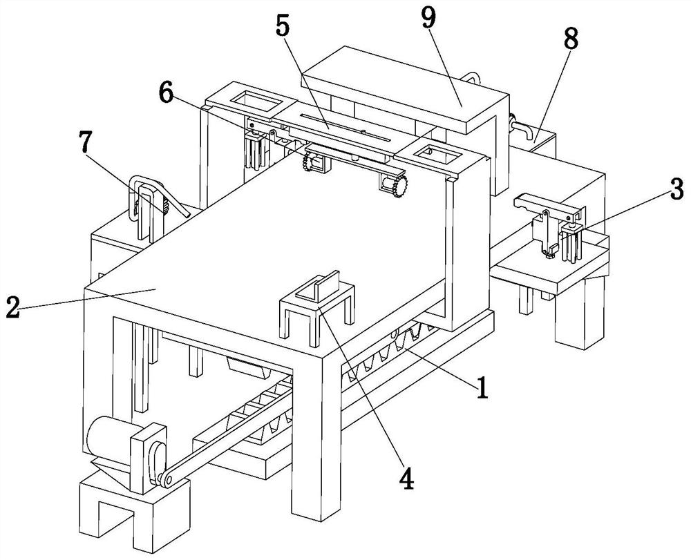 Automatic aluminum material machining device based on Internet of things