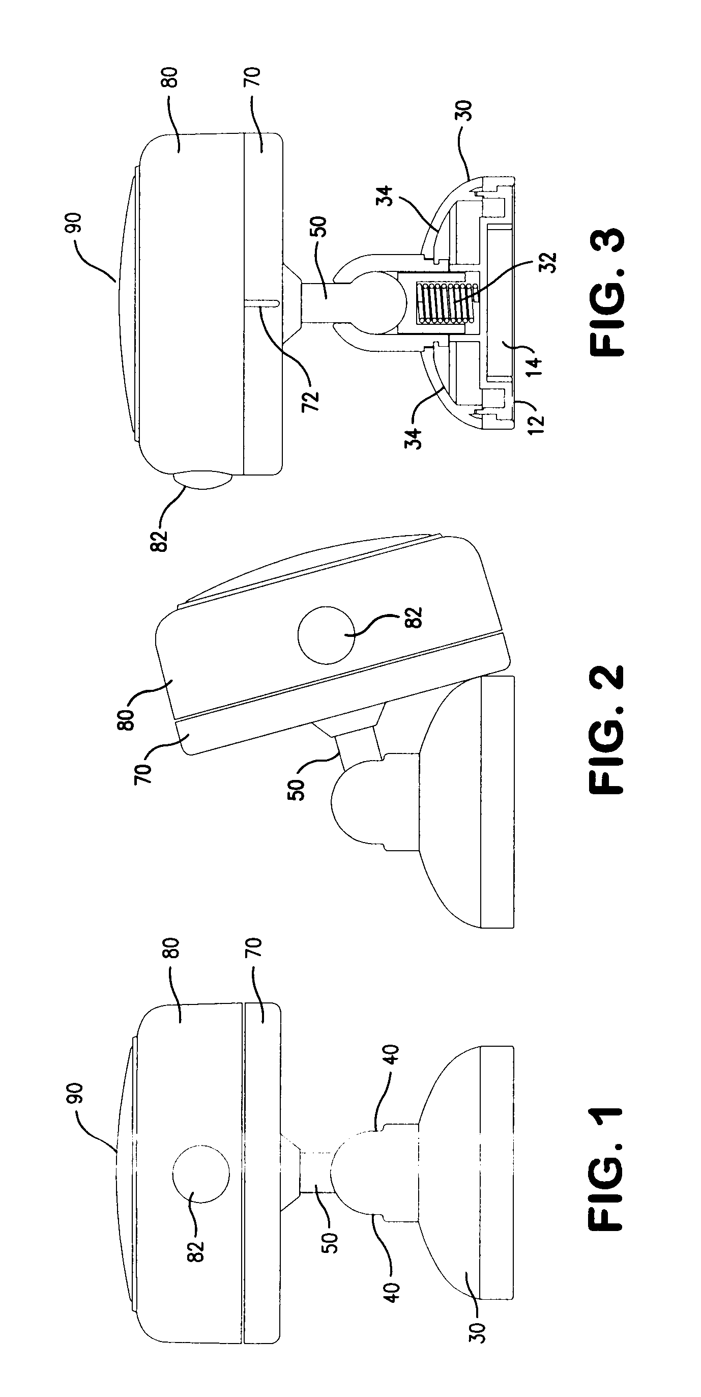 Rotating LED light on a magnetic base