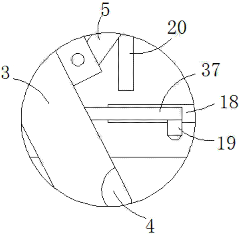 Spring type electric rail clamping device