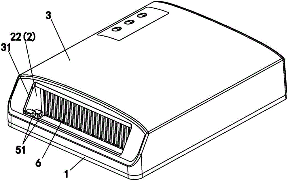 Wall-mounted air intake fan