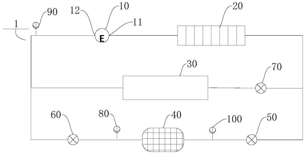 Thermal management system of vehicle and battery and control method thereof