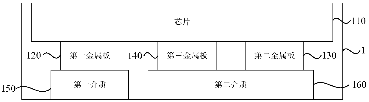 Electronic tag for passive tire pressure detection and detection method