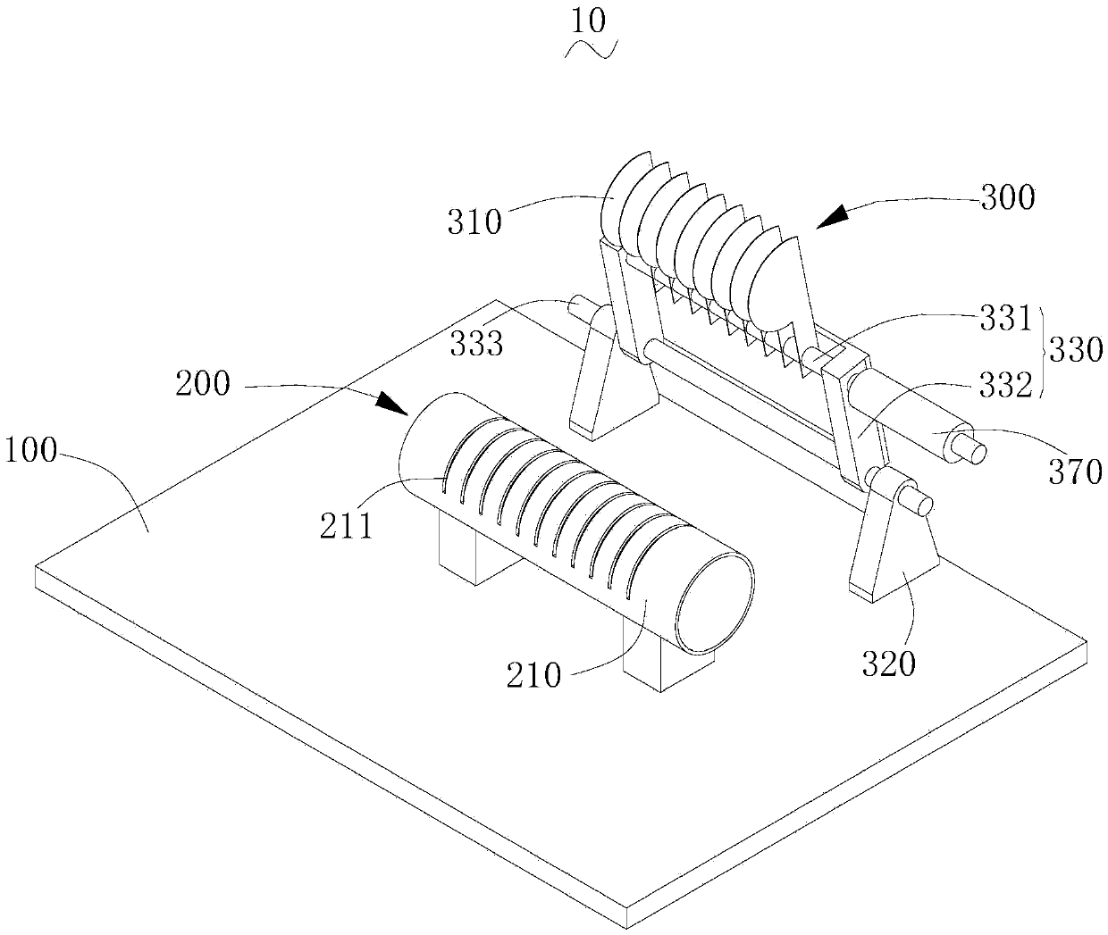 Simple cutting machine