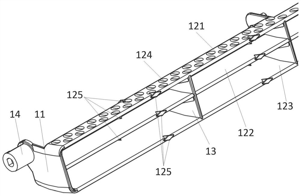 Air guide device of air conditioner and air conditioner