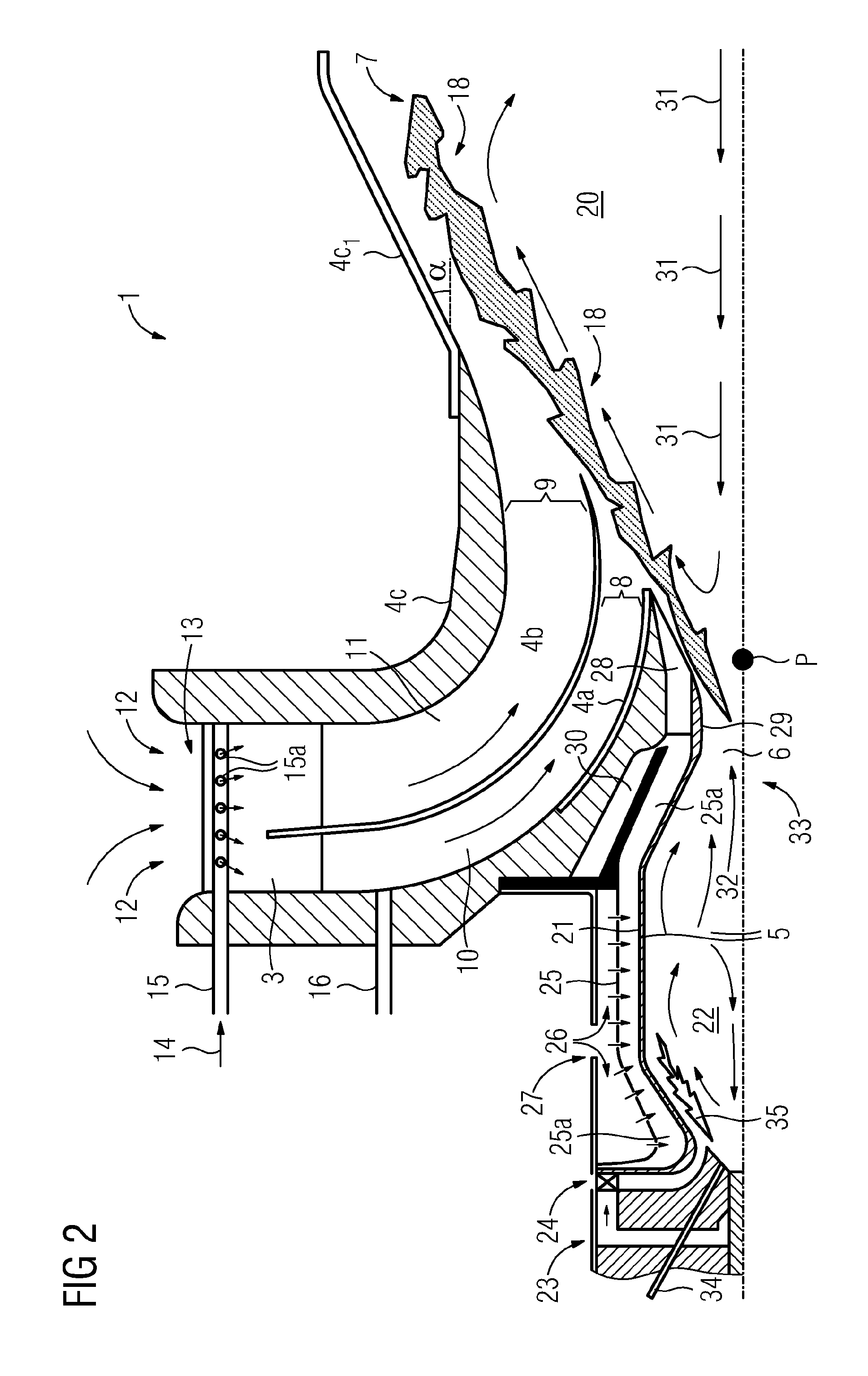 Swirler with gas injectors