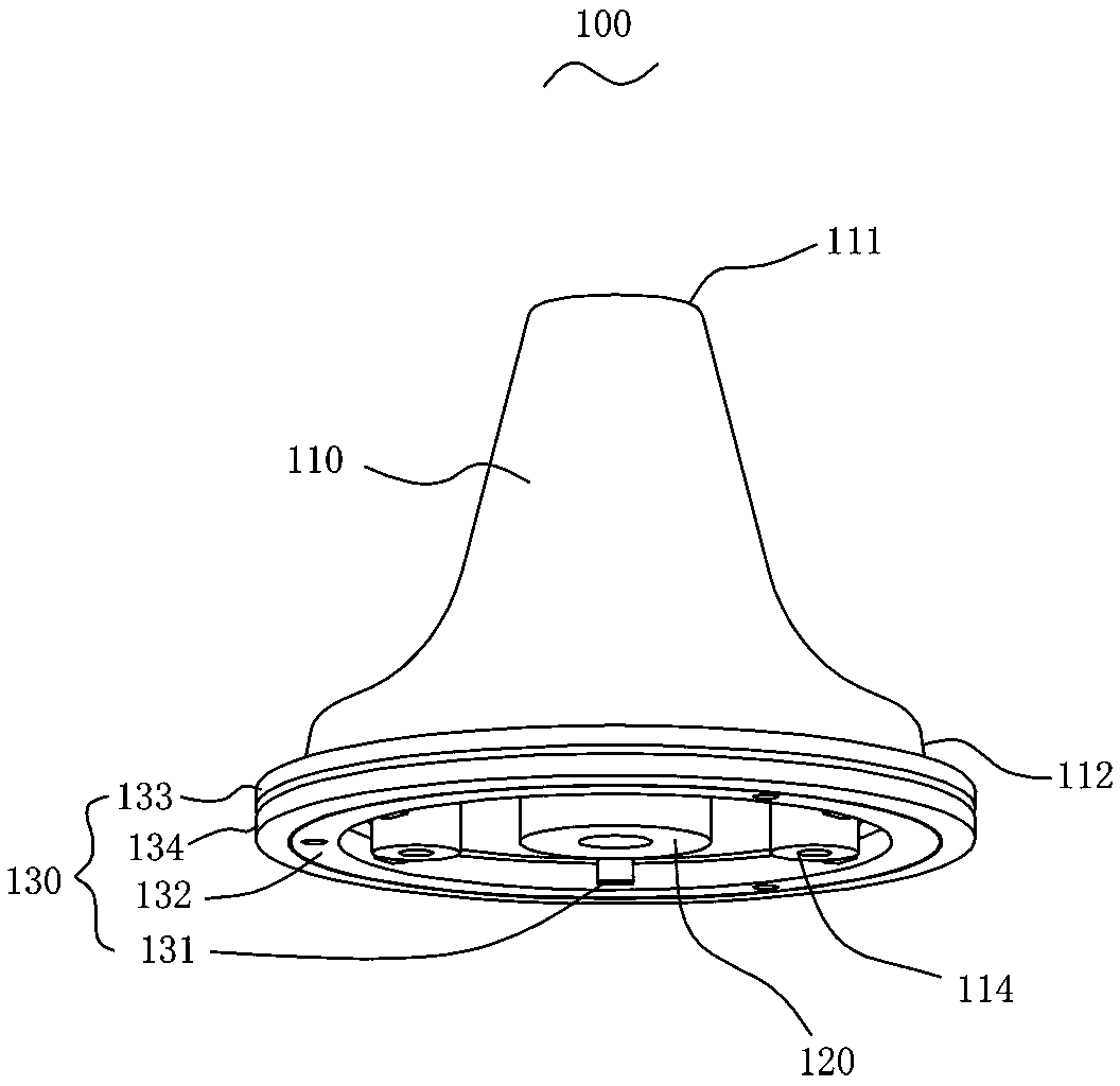 Probe structure and thermometer