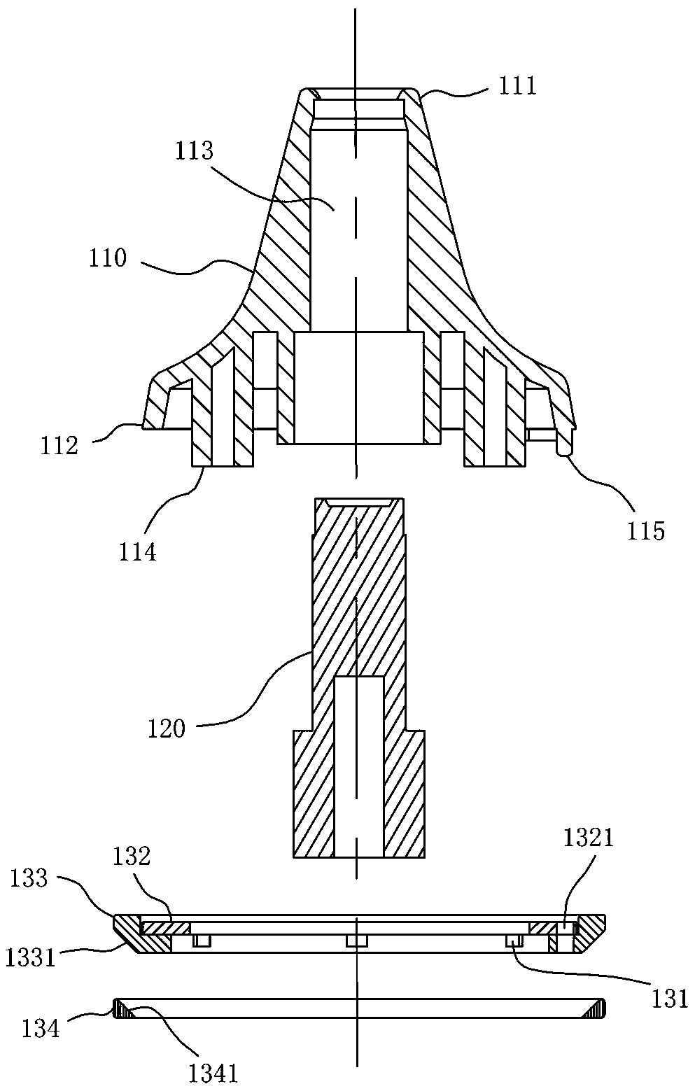 Probe structure and thermometer