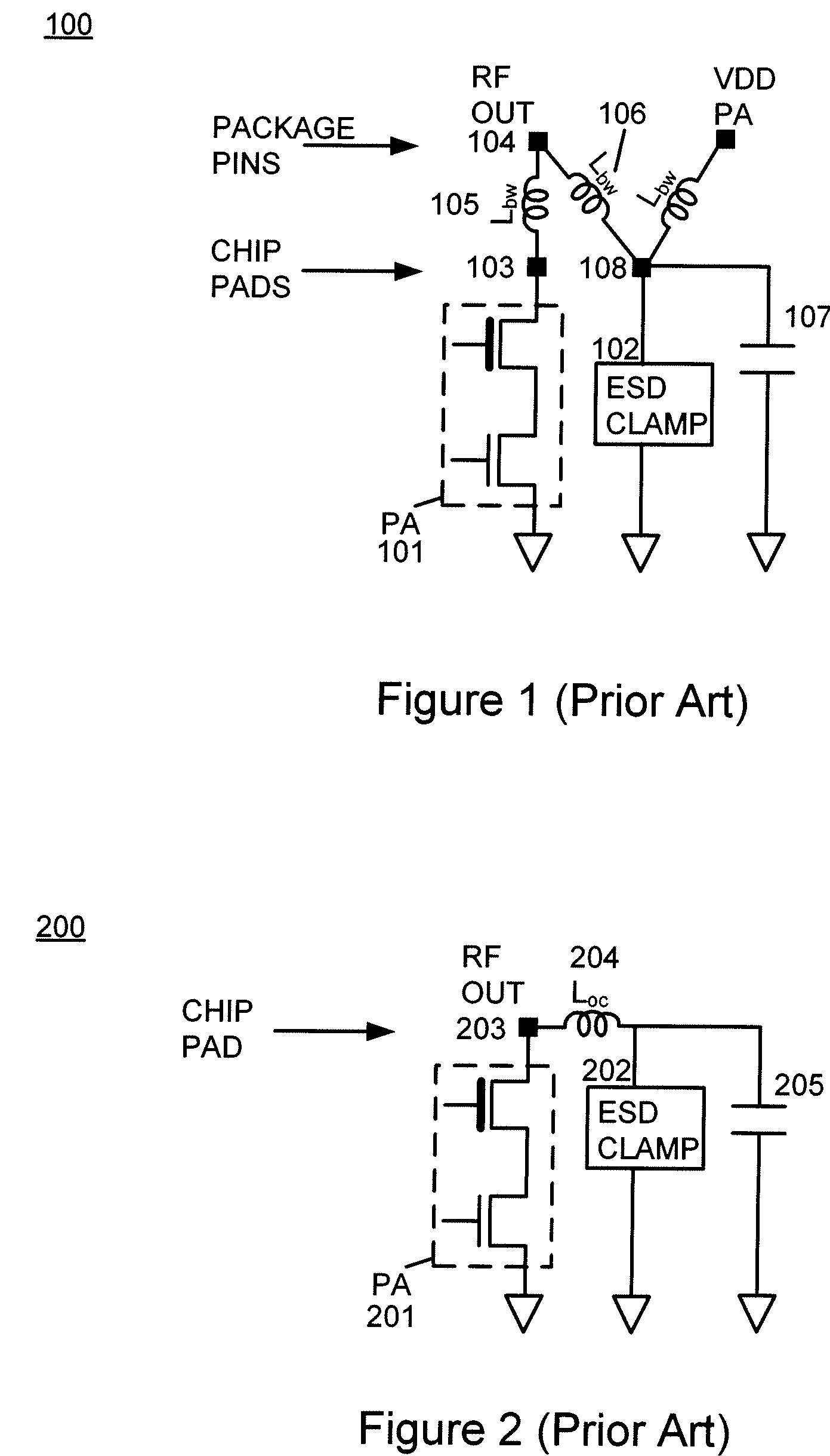 Apparatus and method for electrostatic discharge protection of a transmit integrated circuit