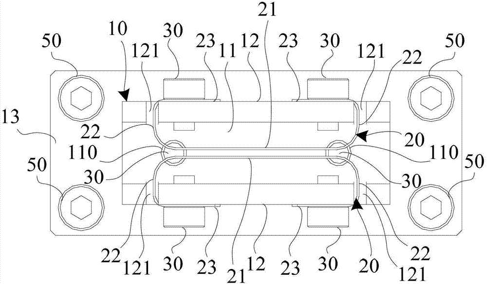 Vibration damper for card-plugging boxes and card-plugging box