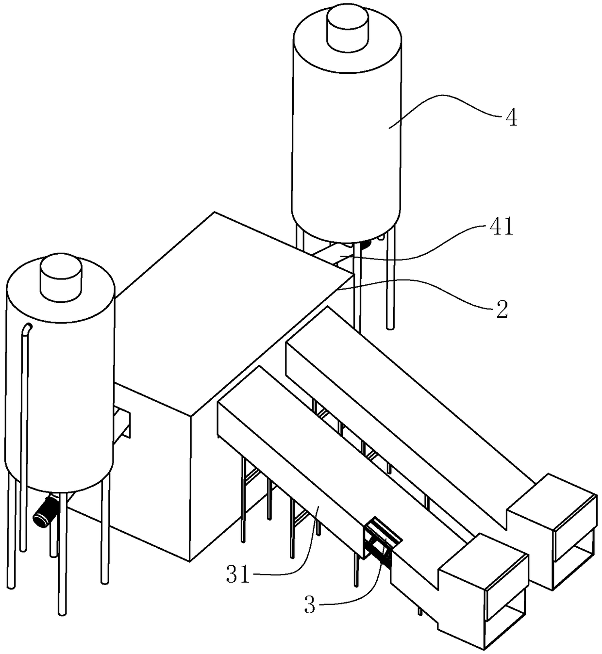 Concrete mixing plant