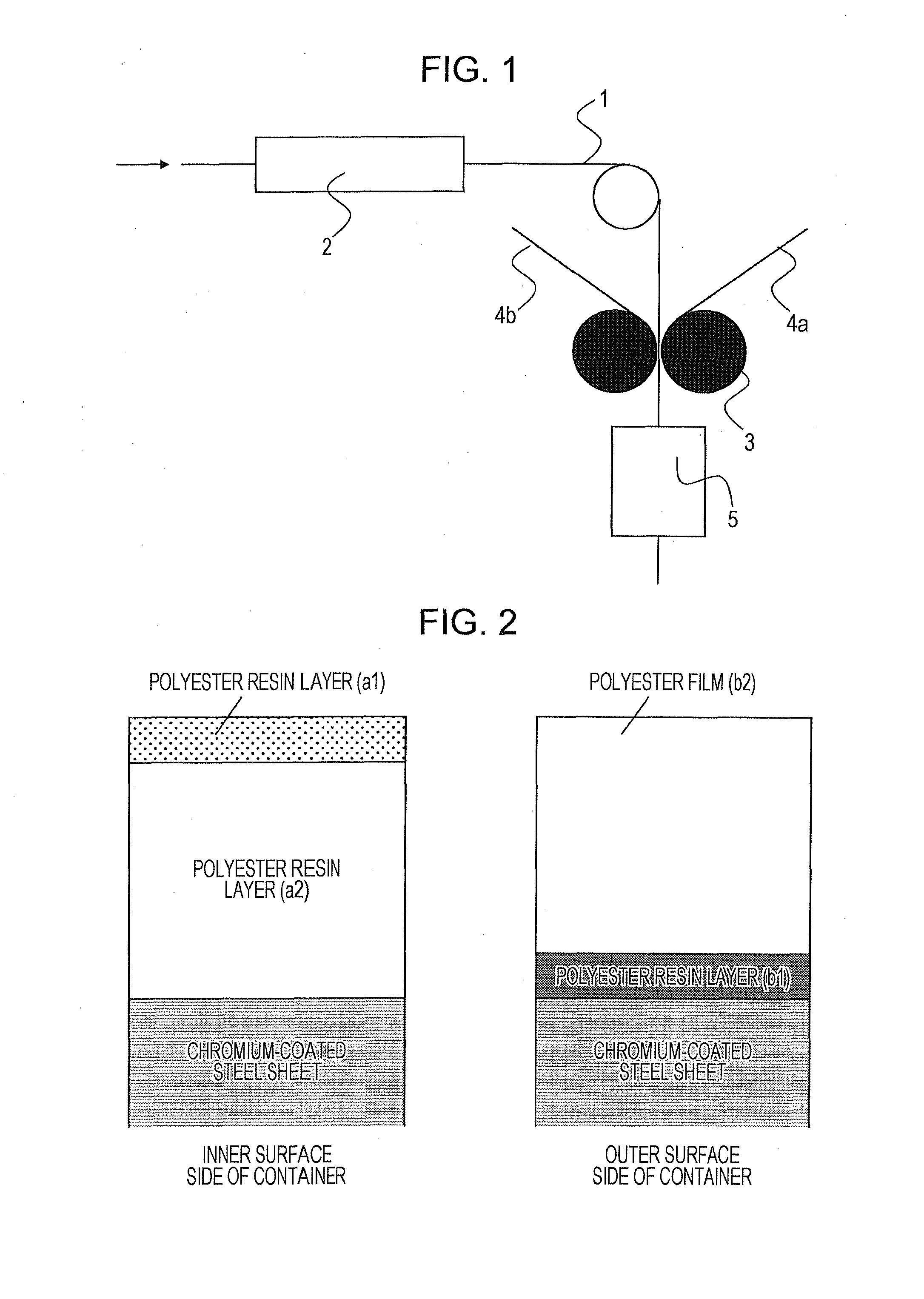 Resin-coated metal sheet for container and method for manufacturing the same