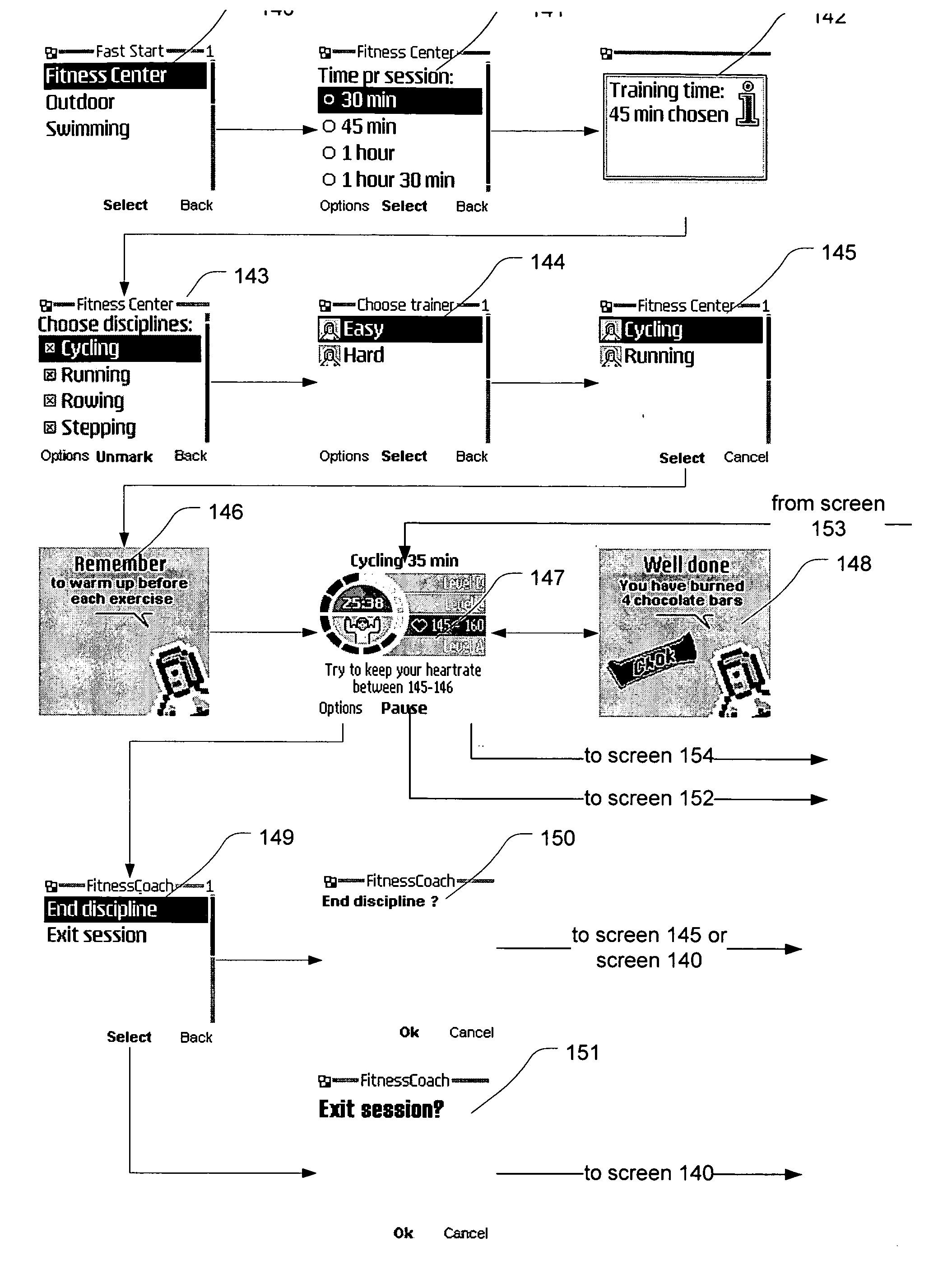 Apparatus and method for providing a user with a personal exercise program