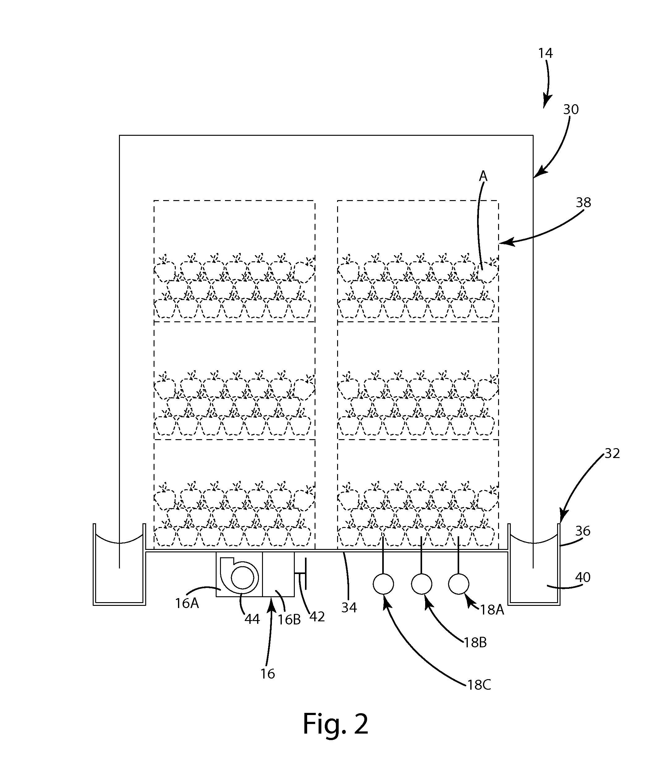 Dynamic control system and method for controlled atmosphere room