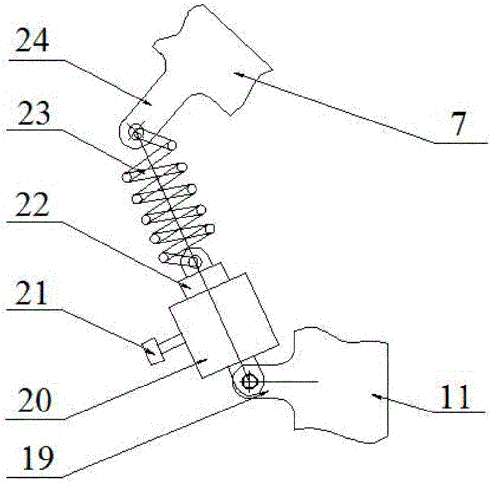 Sample clamping device of polishing machine