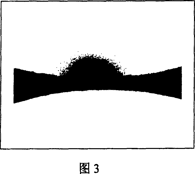 Strong noise image characteristic points automatic extraction method