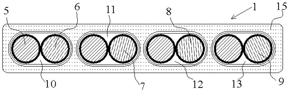 Ultra-flexible indoor high-speed data cable