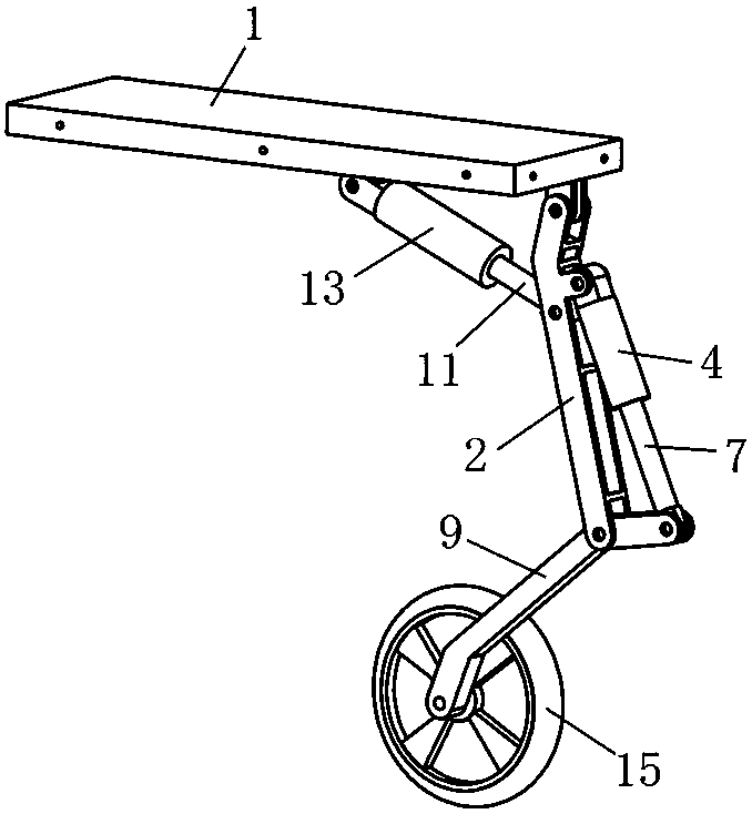 Electric-cylinder-driven modular robot transportation platform