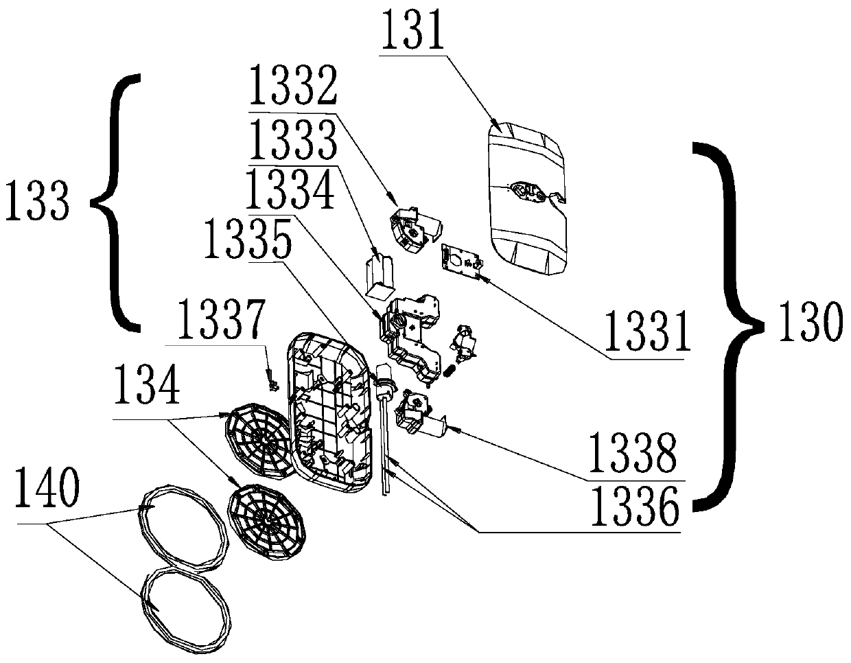 Electric mop and mop bucket kit