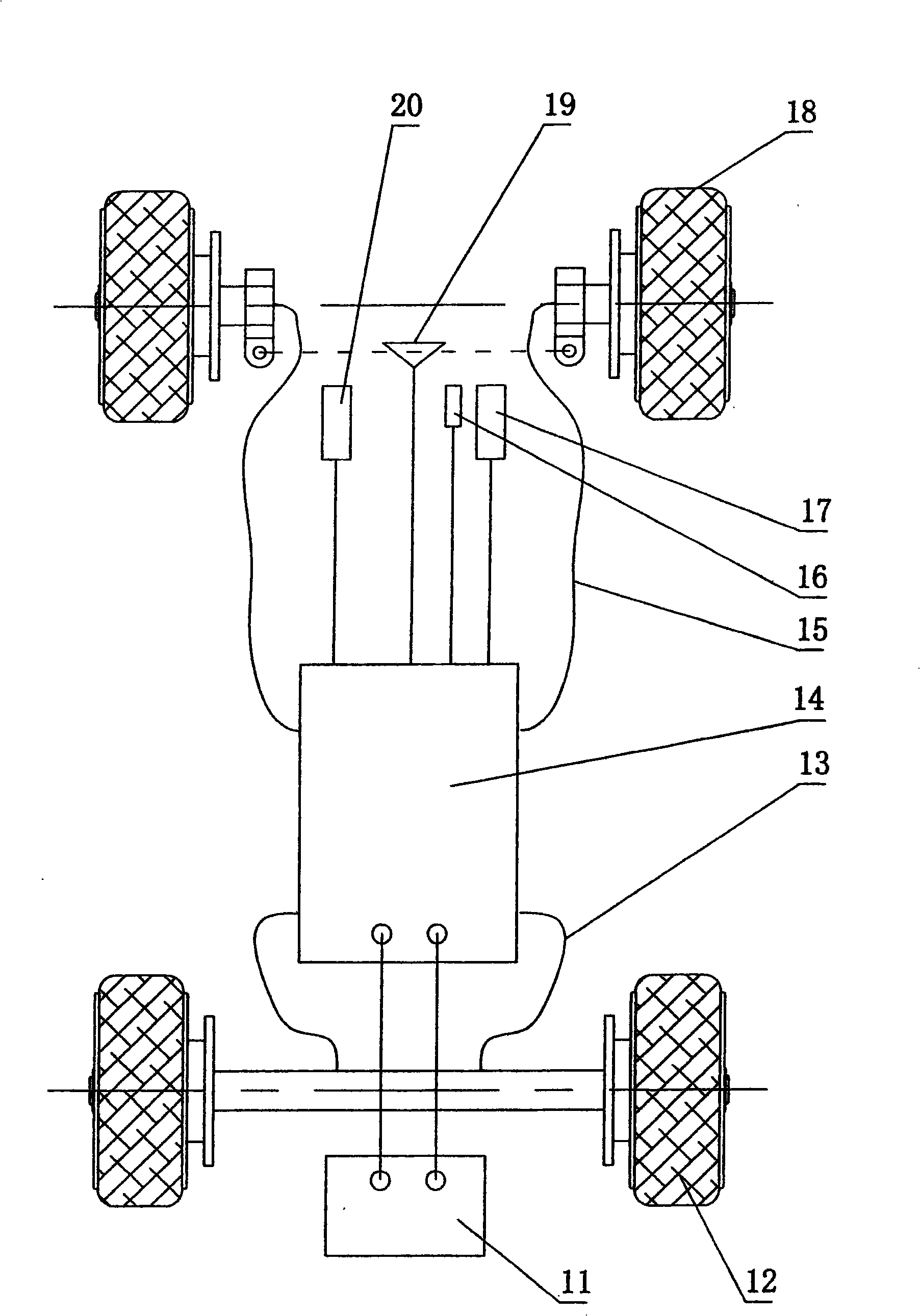 Insert shaft type hub electric motor and electric automobile