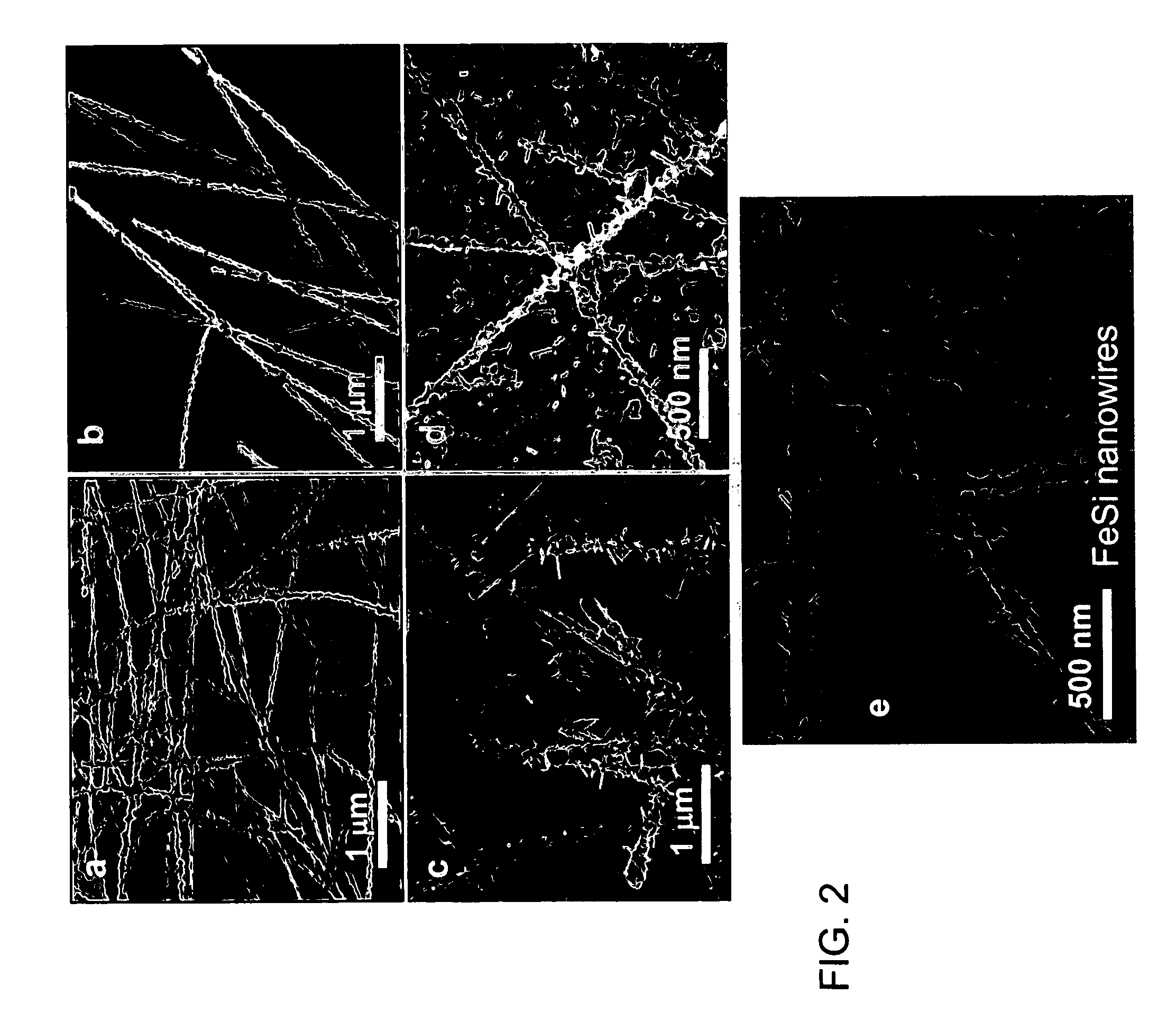 Metal silicide nanowires and methods for their production